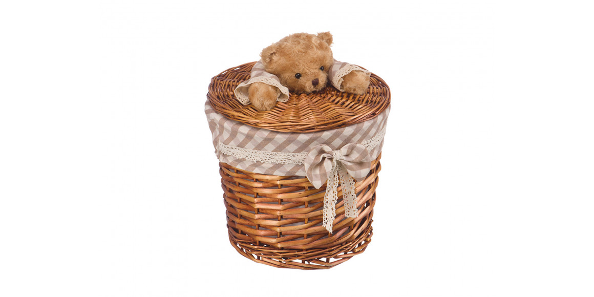 Laundry basket MAGAMAX EW-36S BEAR BROWN 