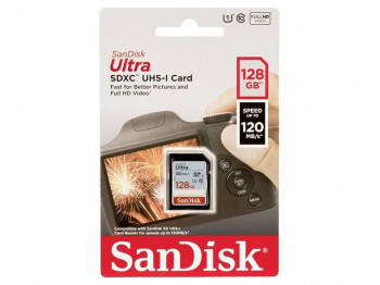 Հիշողության քարտ SANDISK SD ULTRA SDXC UHS-I SDSDUN4-128G-GN6IN 128GB 