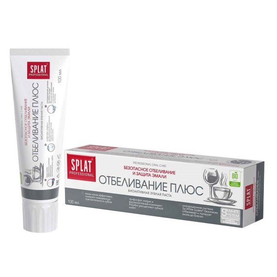 Բերանի խոռոչի խնամք SPLAT  PROFESSIONAL SPLAT WHITE PLUS 100ML (001061) 