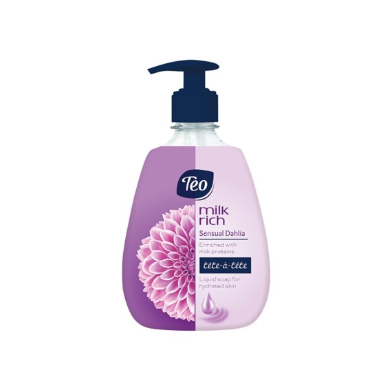 Жидкое мыло TEO MILK RICH SENSUAL DAHLA 400ML (045158) 