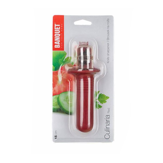 Ножи и аксессуары BANQUET 25CK01BR CULINARIA SHARPENER RED 