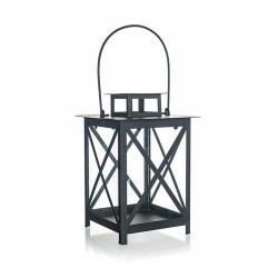 Decorate objects BANQUET 63915026 METAL LANTERN1 17X25CM 