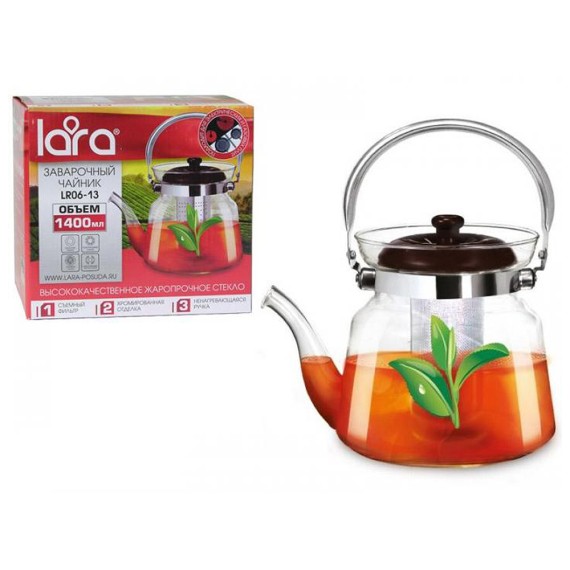 Чайники/заварники LARA LR06-13 1400ML 