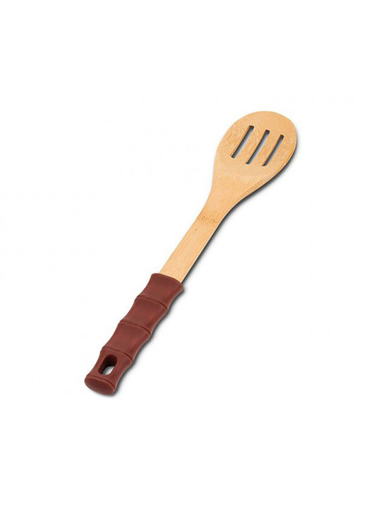 Spoon NAVA 10-107-021 SLOTTED BAMBOO/SILICONE HANDLE 