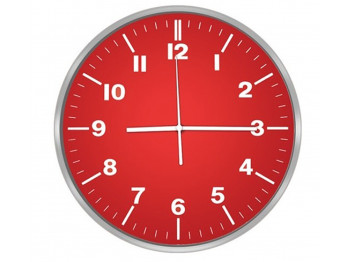 պատի ժամացույց CENTEK CT-7100 RED 