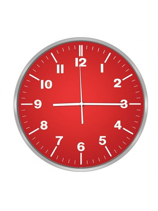 Wall clock CENTEK CT-7100 RED 