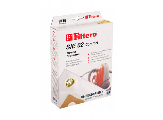փոշեկուլի պարկ FILTERO SIE 02 COMF (X4) 