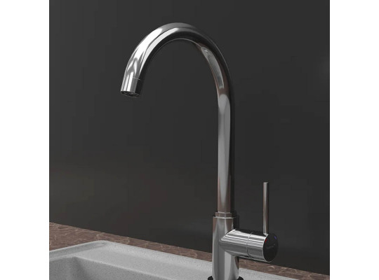 Kitchen tap GRANFEST СМЕСИТЕЛЬ U-обр 3650 D-35мм хром 