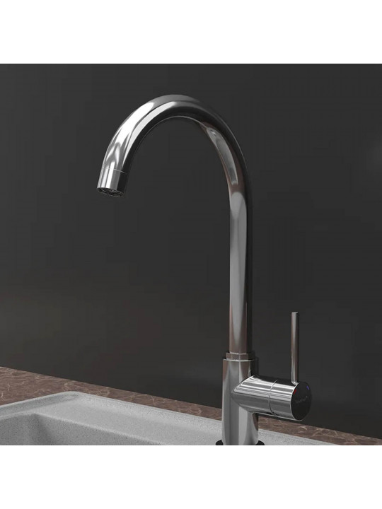 Kitchen tap GRANFEST СМЕСИТЕЛЬ U-обр 3650 D-35мм хром 