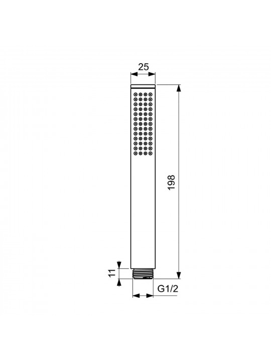 Shower-tap IDEAL STANDARD IRAIN STICK HANDSHOWER BR GOLD (BC774A2)