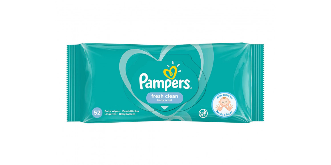 Թաց անձեռոցիկ PAMPERS FRESH 52PC (041360) 