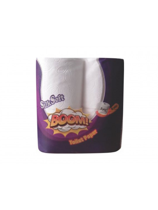 Toilet paper SILK SOFT 3Շ 4 ՀԱՏ BOOM (003096) 