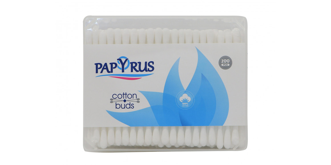 Բամբակյա փայտիկ PAPYRUS 200 PC (601058) 