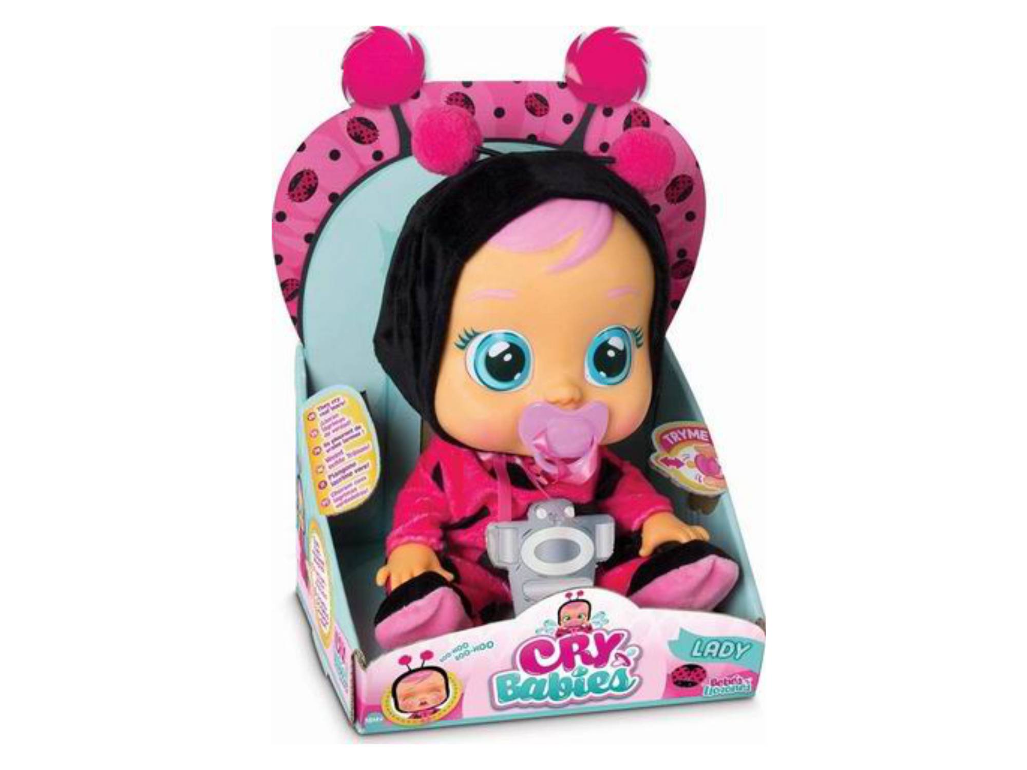 Imc toys. Кукла IMC Toys «Cry Babies». Пупс IMC Toys Cry Babies леди. Плачущий младенец IMC Toys Cry Babies. Кукла Crybabies леди баг IMC Toys 31 см.