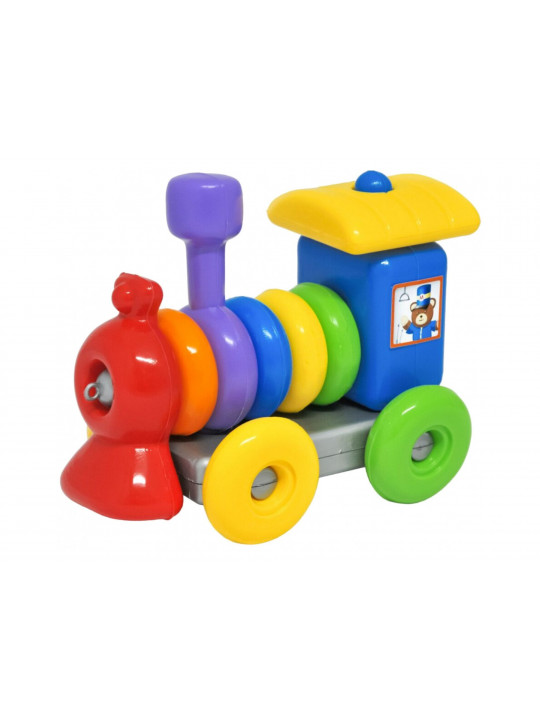 Детская игрушка TIGRES 39757 паровозик Funny train 14 эл. 