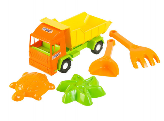 Ամառային խաղալիքներ TIGRES 39157 Mini truck грузовик с набором для песка  5 эл. 