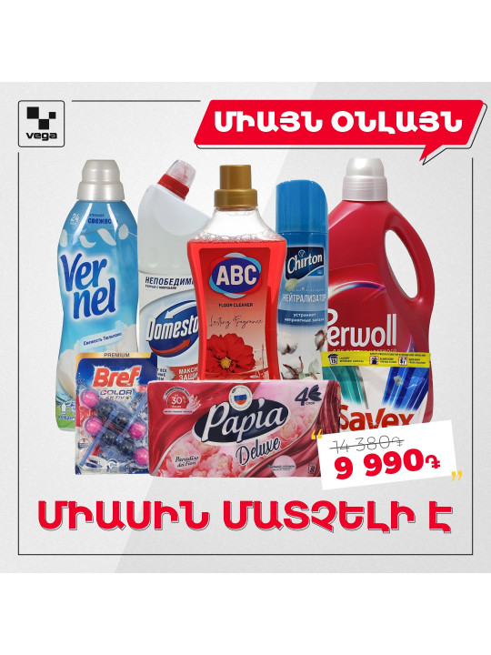 Լվացման եվ մաքրման VEGA ՓԱԹԵԹ (000001) 
