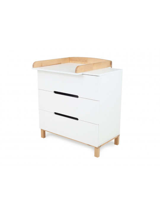 Chest of drawer RANT TRADE INDY 84см 3 ящ. CLOUD WHITE ЦБ-0013478