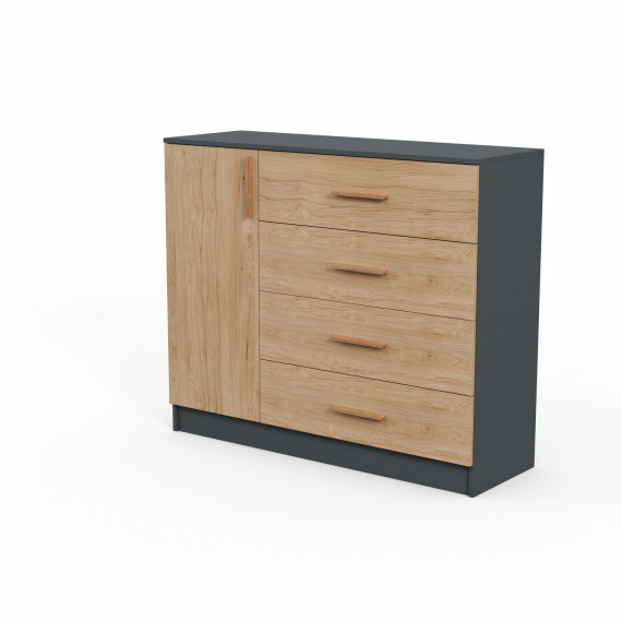 Chest of drawer HOBEL SCD 124 0164/K086 (4) 
