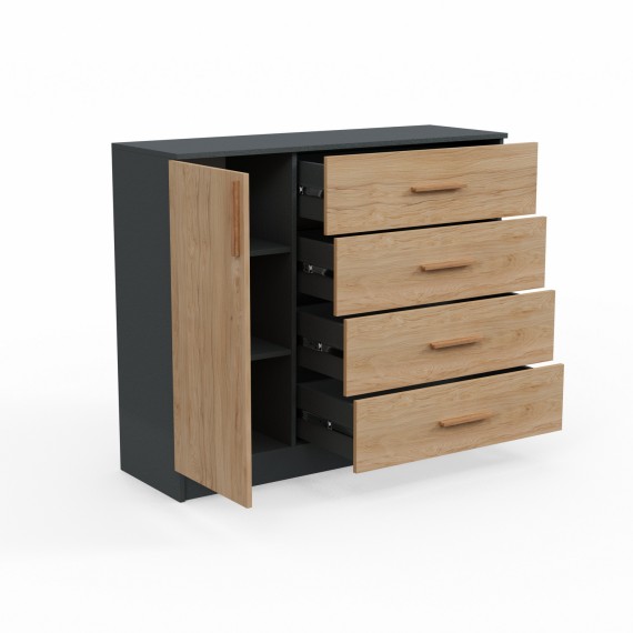Chest of drawer HOBEL SCD 124 0164/K086 (4) 