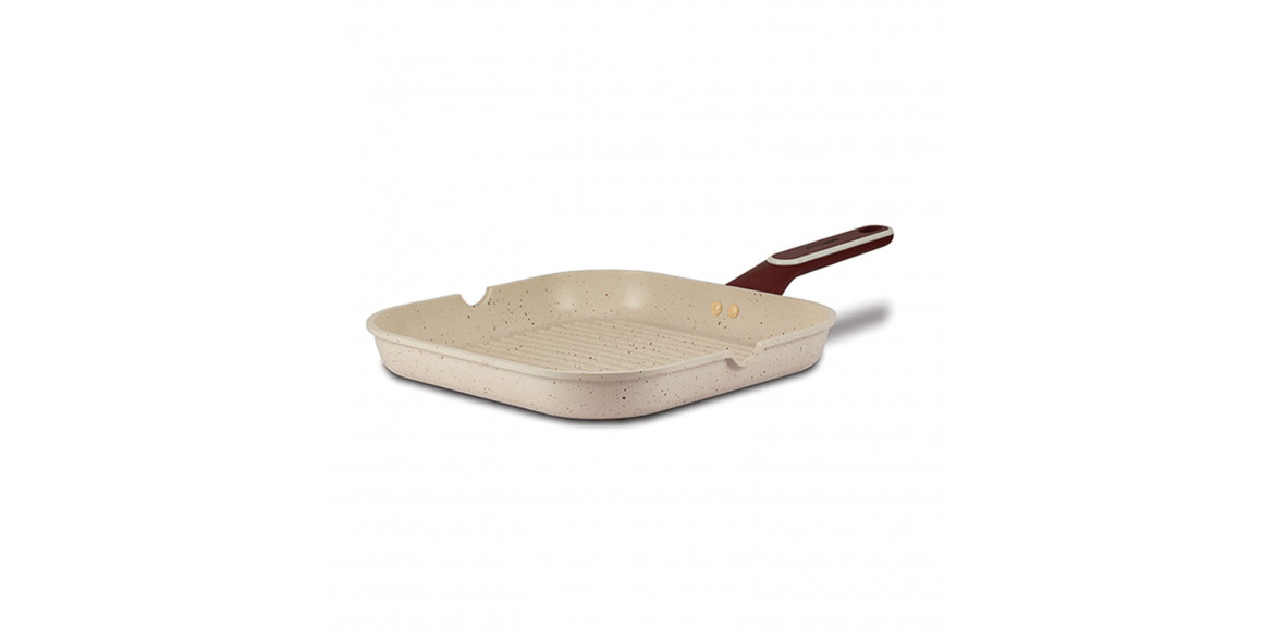 Frypan NAVA 10-255-055 TERRESTRIAL GRANIT COATING GRILL 28CM 