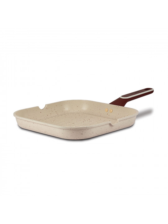 Frypan NAVA 10-255-055 TERRESTRIAL GRANIT COATING GRILL 28CM 