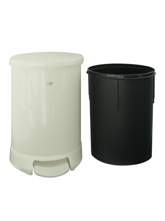 Ведро LIMON 129808 WITH TOILET BRUSH WHITE (507667) 