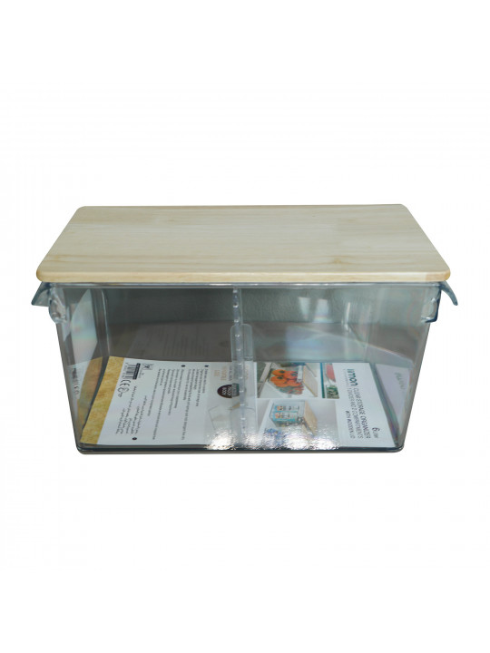 Box and baskets LIMON 220659 ORGANIZER W/LID WOOD 6L (907896) 