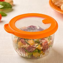 Пищевые контайнеры LIMON 222100 GLASS W/LID 470ML(907469) 