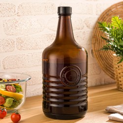 Pitcher LIMON 231600 ROSTIC ROUND 2L W/LID BROWN (909807) 