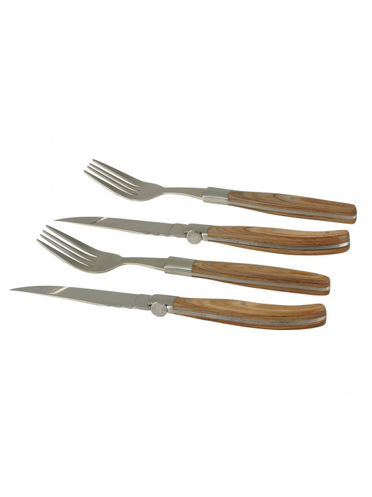 Սեղանի դանակ-պատառաքաղ SOLEX 378993 TORRO STEAK SET 4PC 