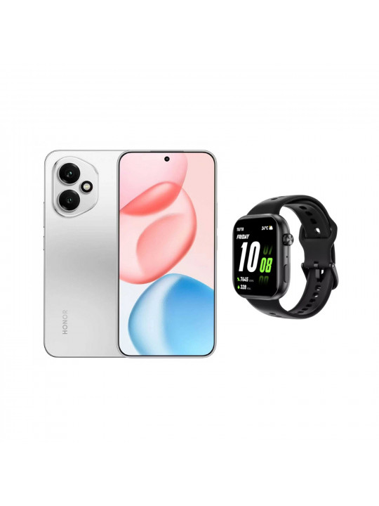 Սմարթ հեռախոս HONOR 400 DNY-NX9 12GB 512GB (Meteor Silver)+Watch 2i (5109BURK)