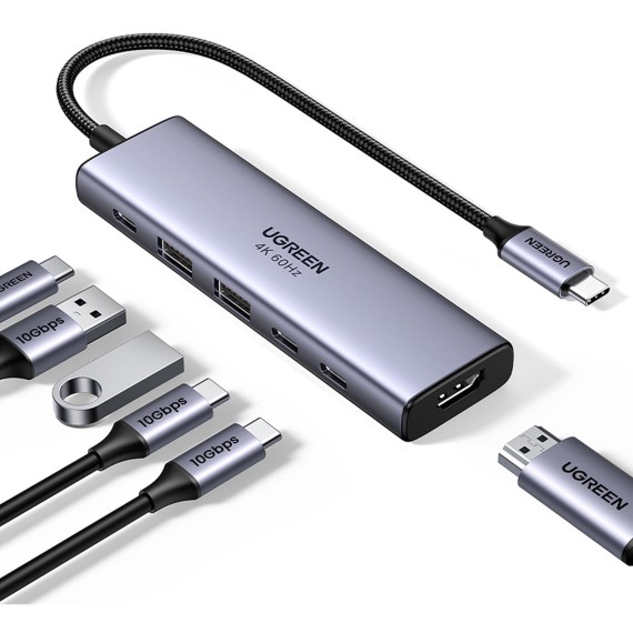 Usb-հանգույց UGREEN 6-in1 USB-C (35999)