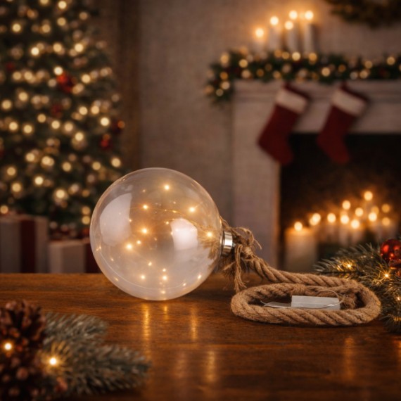 Новогодные декоративные аксессуары KOOPMAN BALL HANGING DECORATION LED 20 (223881) (AAB200260)