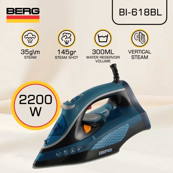 Утюг BERG BI-618BL 