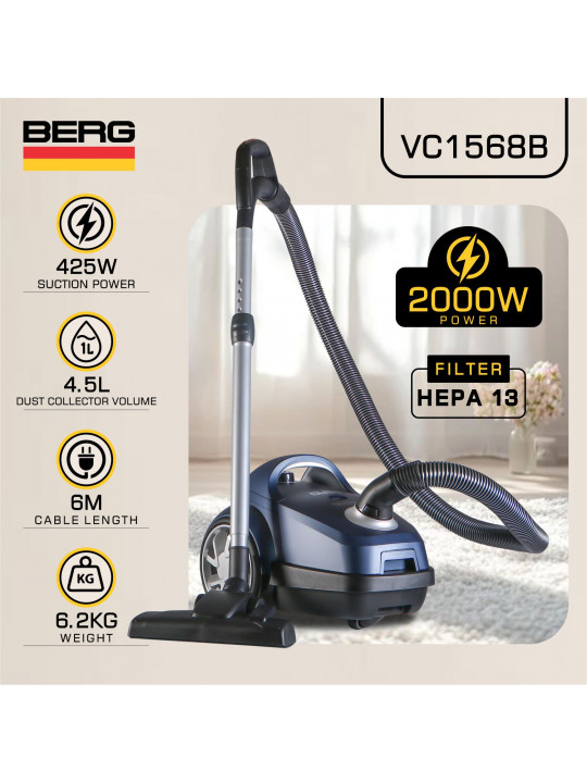 Փոշեկուլ BERG VC1568B 