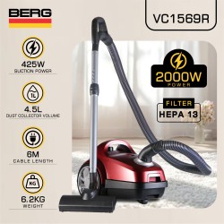 Vacuum cleaner BERG VC1569R 