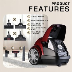Vacuum cleaner BERG VC1569R 