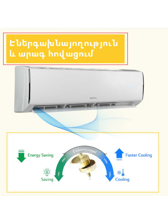 Օդորակիչ BERG BGAC-T12 ECO (T) 