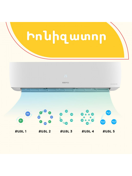 Օդորակիչ BERG BGAC/I-H24 SMART INVERTER (T) 