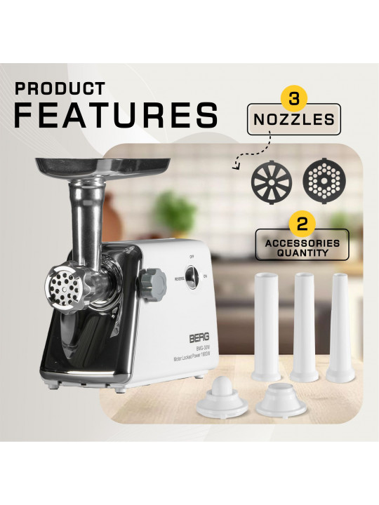 Meat grinder BERG BMG-30W 