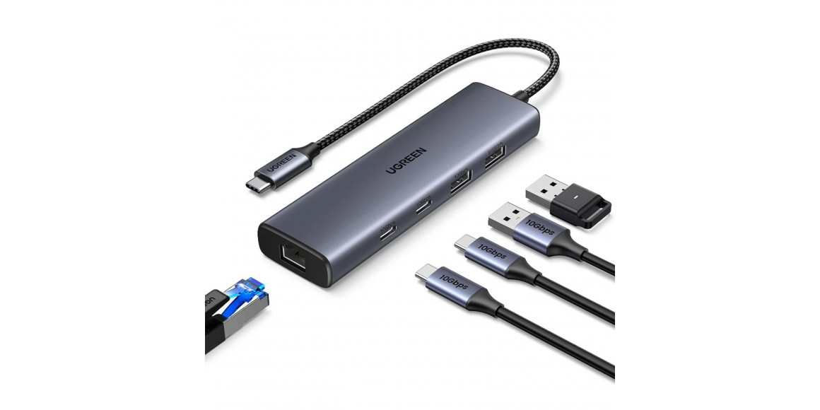 Usb-hub UGREEN CM512 6-in-1 USB-C (45320)
