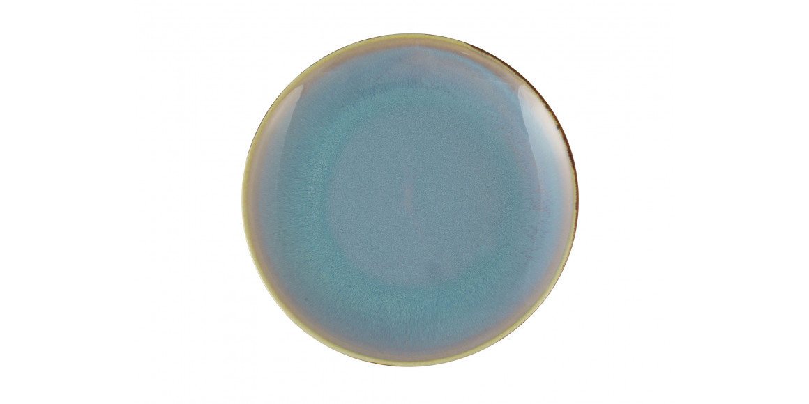 Plate LAROSE CYRLW-01-A REACTIVE COLOR GLAZE BLUE DINNER 26CM 
