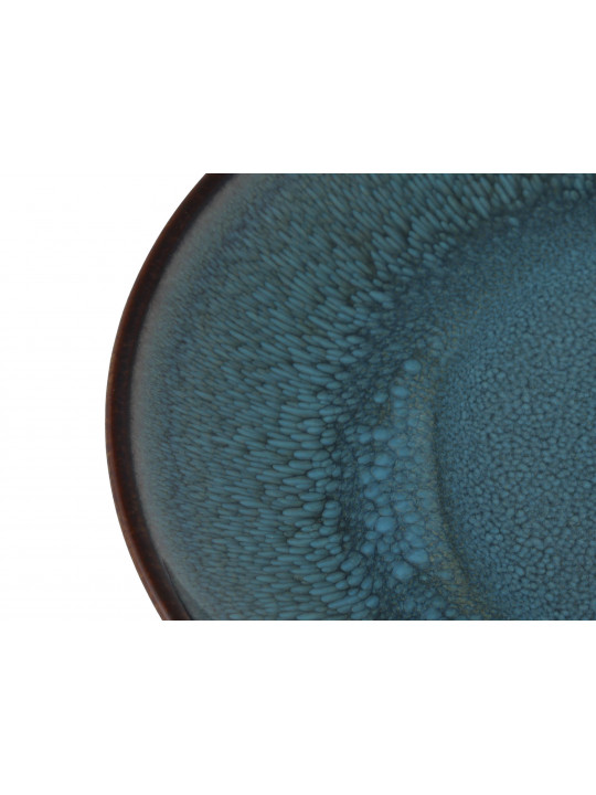 Тарелка LAROSE CYRLW-01-B REACTIVE COLOR GLAZE OCEAN BLUE DINNER 26CM 