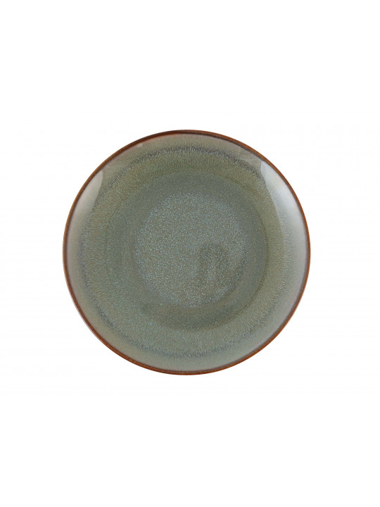 Plate LAROSE CYRLW-01-C REACTIVE COLOR GLAZE BROWN DINNER 26CM 