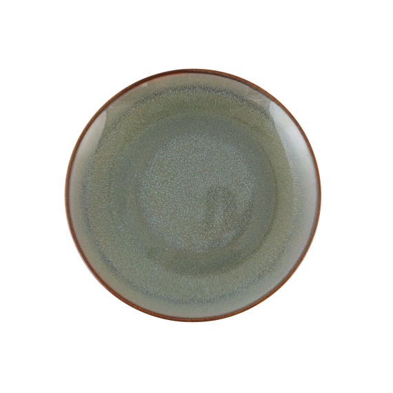 Тарелка LAROSE CYRLW-01-C REACTIVE COLOR GLAZE BROWN DINNER 26CM 