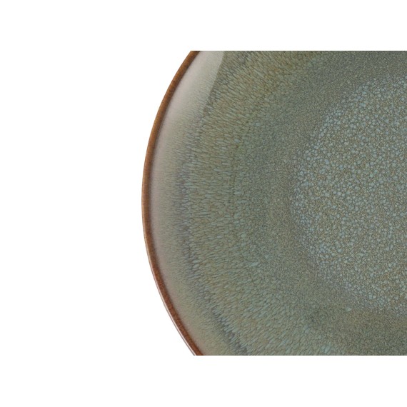 Тарелка LAROSE CYRLW-01-C REACTIVE COLOR GLAZE BROWN DINNER 26CM 