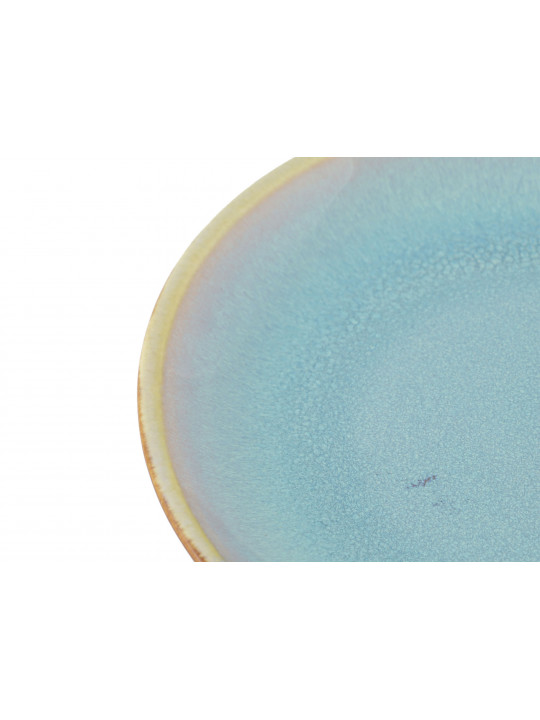Plate LAROSE CYRLW-02-A REACTIVE COLOR GLAZE BLUE DESSERT 20CM 
