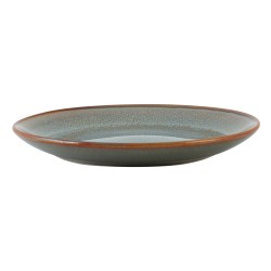 Plate LAROSE CYRLW-02-C REACTIVE COLOR GLAZE BROWN DESSERT 20CM 