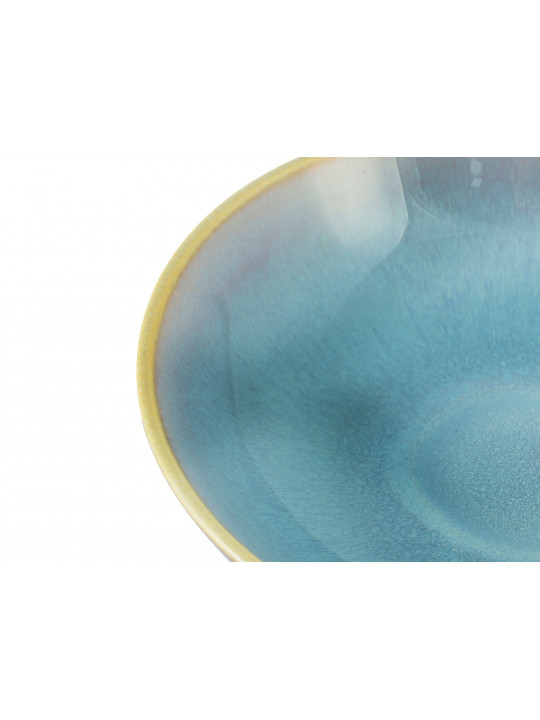 Plate LAROSE CYRLW-03-A REACTIVE COLOR GLAZE BLUE SOUP 20CM 